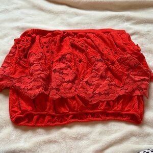 Free People Floral Bubble Tube Top